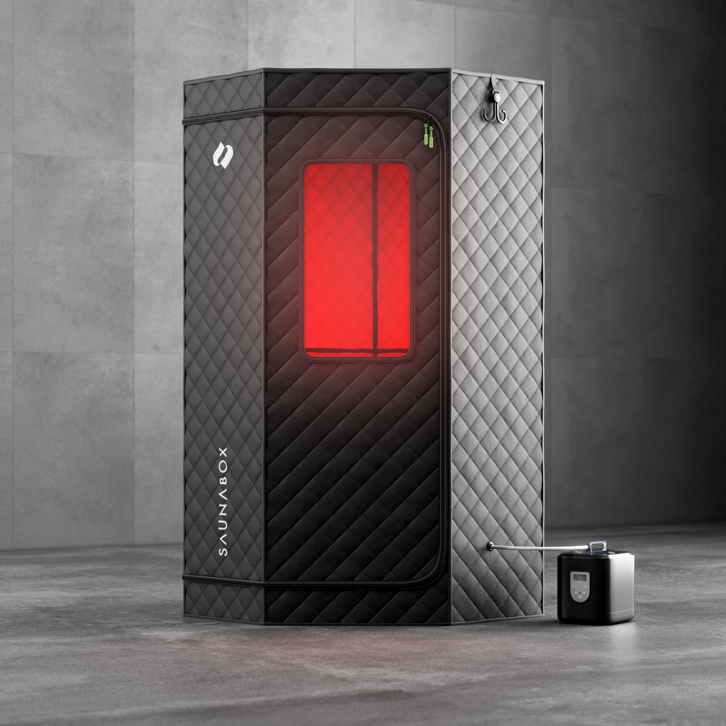 SaunaBox® SmartSteam Pro With Red-Light Therapy