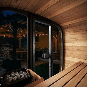 SaunaLife CL4G Outdoor Cube Sauna - Interior