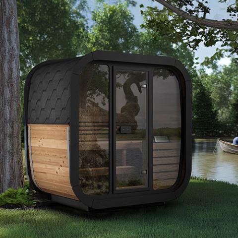 SaunaLife CL4G Outdoor Cube Sauna - Outside