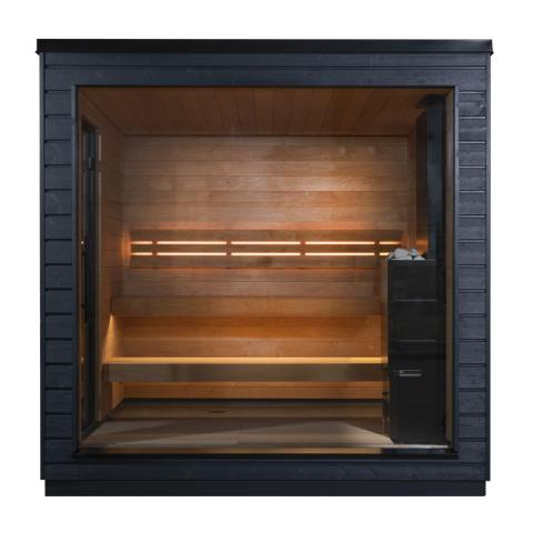 Front View of SaunaLife G6 Outdoor Traditional Sauna