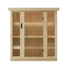 Load image into Gallery viewer, SaunaLife X6 3 Person Indoor Traditional Sauna Head On