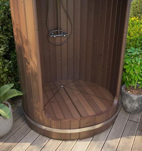 SaunaLife R3 Outdoor Shower Close Up