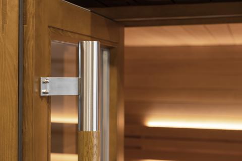 SaunaLife G7 Outdoor Traditional Sauna - Door Handle