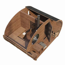 Load image into Gallery viewer, SaunaLife G11 8 Person Outdoor Sauna Cutaway View
