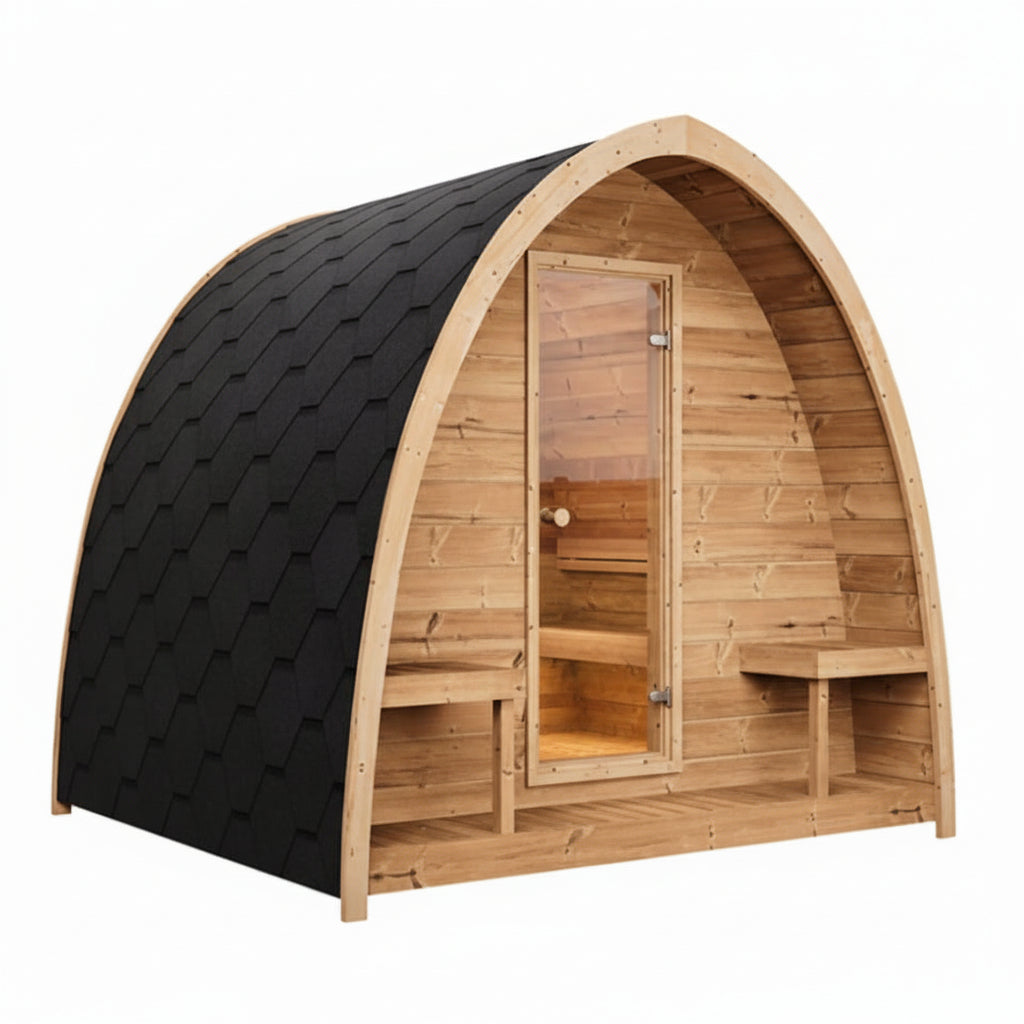 SaunaLife G3 Outdoor Sauna 2