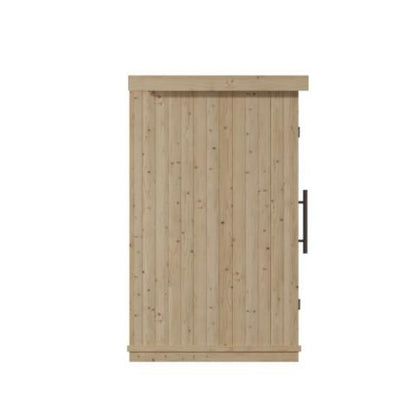 SaunaLife X6 3 Person Indoor Traditional Sauna Left Side