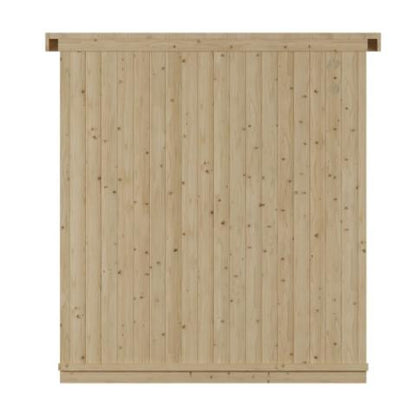 SaunaLife X6 3 Person Indoor Traditional Sauna Rear