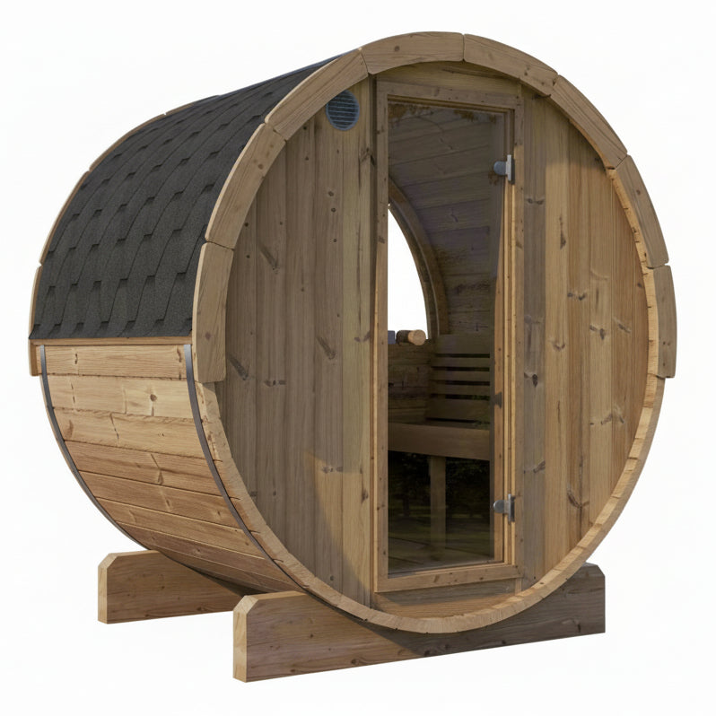 SaunaLife E6W 2 Person Barrel Sauna