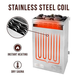 Scandia Electric Ultra Sauna Heater - Small Heating Coils