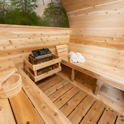 Dundalk Leisurecraft Serenity MP Barrel Sauna Interior 2