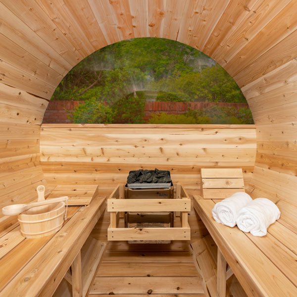 Serenity MP Barrel Sauna Interior