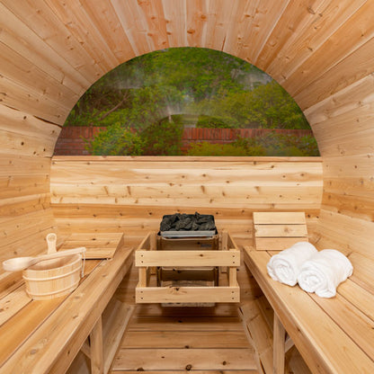 Serenity MP Barrel Sauna Interior
