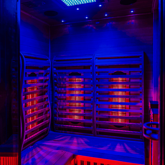 Sun Home Luminar 2 Person Outdoor Infrared Sauna