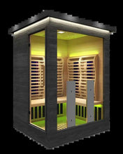 Load image into Gallery viewer, Luminar 2 Person Outdoor Infrared Sauna