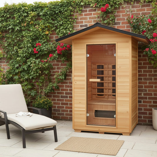 SunRay Burlington 2 Person Outdoor Infrared Sauna