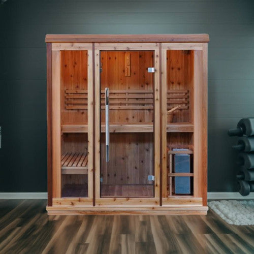 SunRay Hampton 3-Person Traditional Indoor Sauna
