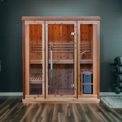 SunRay Hampton 3-Person Traditional Indoor Sauna