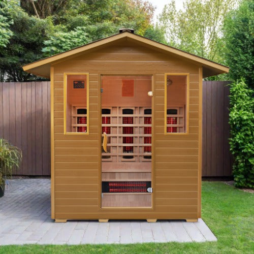 SunRay Saunas Cayenne Outdoor Infrared Sauna 2