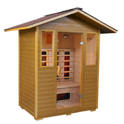 SunRay Grandby 3-Person Outdoor Far Infrared Sauna
