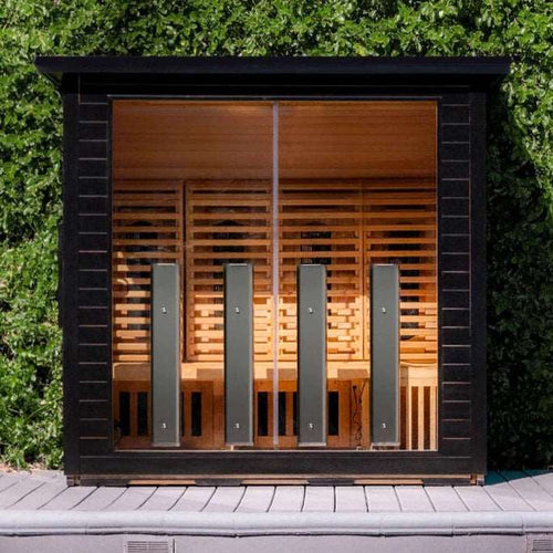Sun Home Saunas Luminar 5 Person Outdoor Infrared Sauna