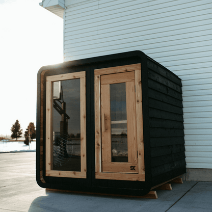 Sweat Kingdom Sweat Cabin - Blackout Edition - Outdoor Cabin Sauna