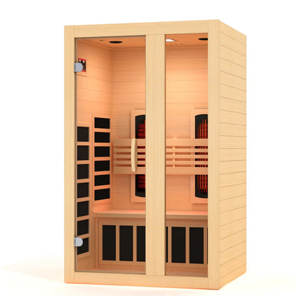 Dynamic Serena 2 Person Full Spectrum Near Zero EMF Infrared Sauna (2026)