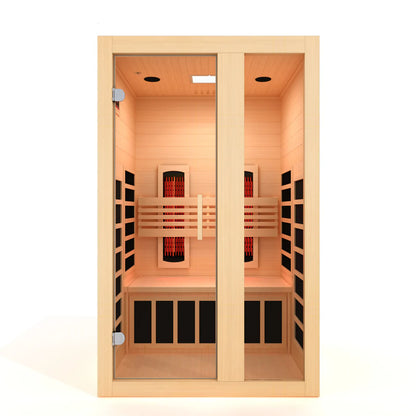 Dynamic Serena 2 Person Full Spectrum Near Zero EMF Infrared Sauna (2026)