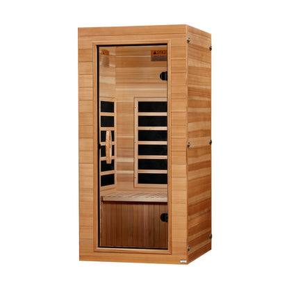 Dynamic Vero 1 Person Ultra Low EMF FAarInfrared Sauna - Side