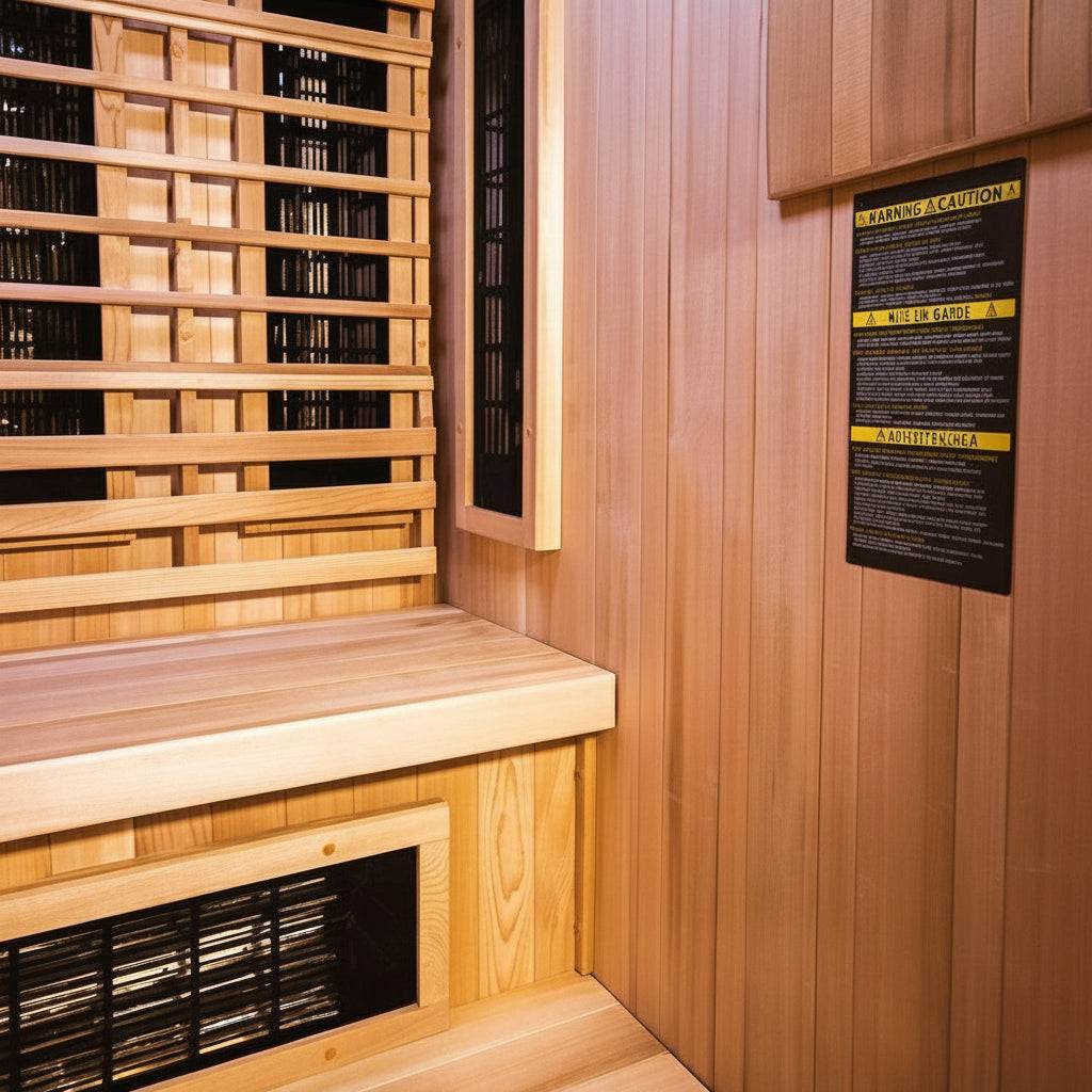 Finnmark Designs FD-4 Hybrid Full Spectrum Infrared Sauna - Interior