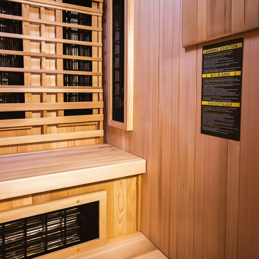 Finnmark Designs FD-4 Hybrid Full Spectrum Infrared Sauna - Interior