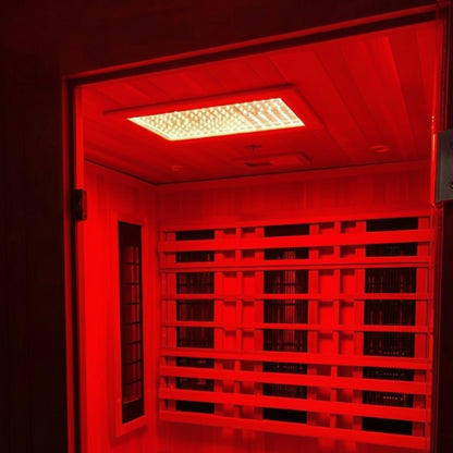 Finnmark Designs FD-4 Hybrid Full Spectrum Infrared Sauna With Red Lights