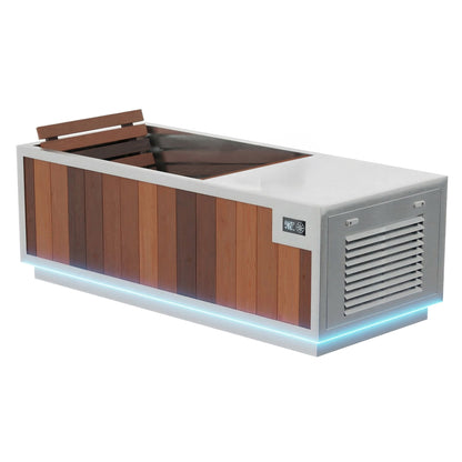 Finnmark SoulCold cold plunge with built-in chiller and LED lighting