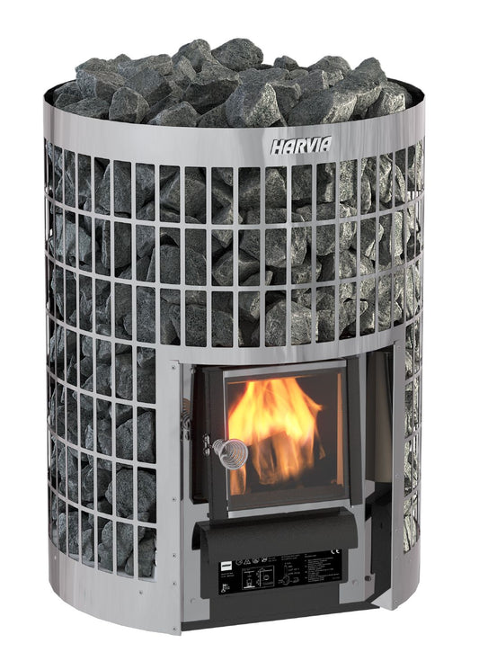 Harvia Cilindro 16 wood burning sauna stove