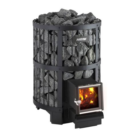 Harvia Legend SL exterior-feed wood burning sauna stove