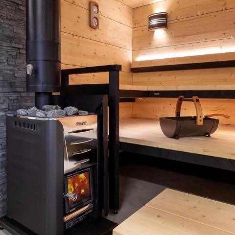 Harvia Pro 26 Wood Burning Sauna Heater In Sauna