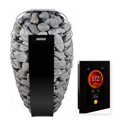 Harvia Spirit electric sauna heater with Fenix WiFi control