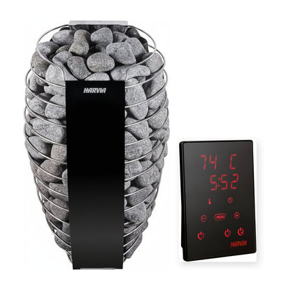 Harvia Spirit electric sauna heater with Xenio WiFi control