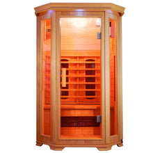 Load image into Gallery viewer, SunRay Heathrow 2-Person Infrared Sauna HL200W