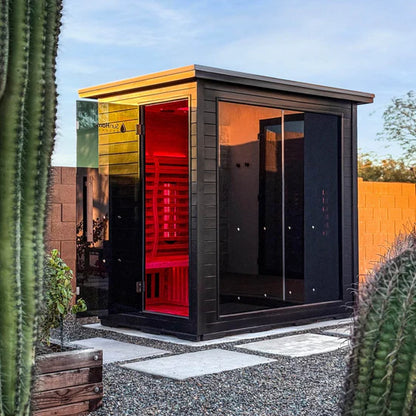 Luminar 5 Person Outdoor Infrared Sauna