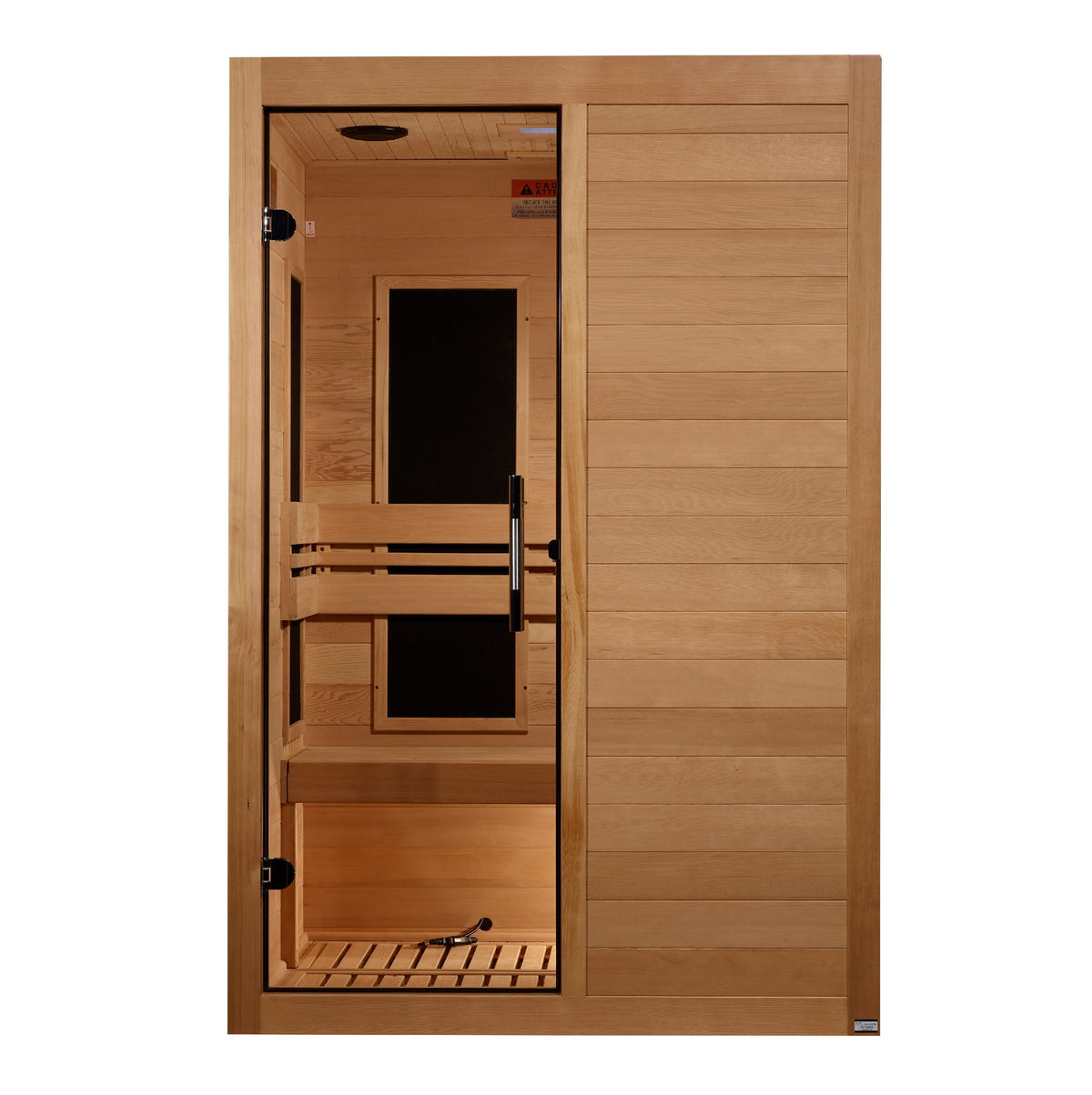 Maxxus S-Line 2-Person Low EMF Far Infrared Sauna, front view