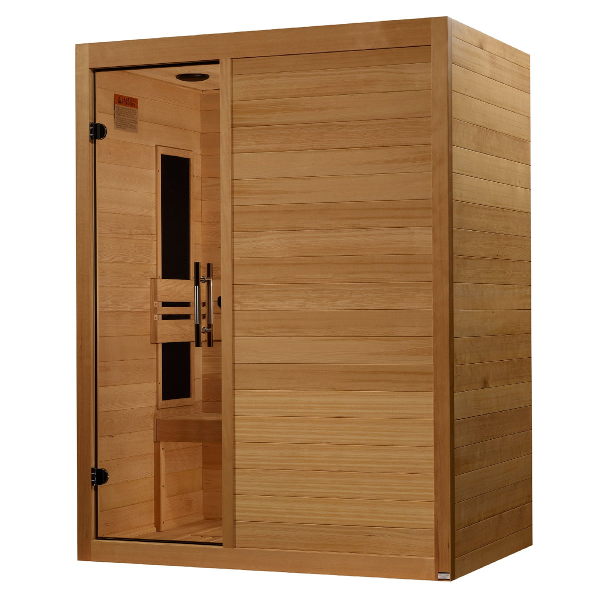 Maxxus S-Line 3-Person Low EMF Far Infrared Sauna, side view