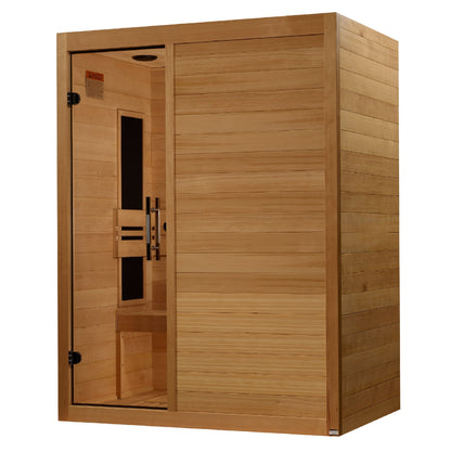 Maxxus S-Line 3-Person Low EMF Far Infrared Sauna, side view