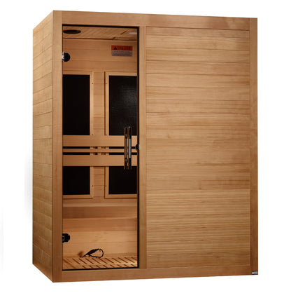 Maxxus S-Line 3-Person Low EMF Far Infrared Sauna
