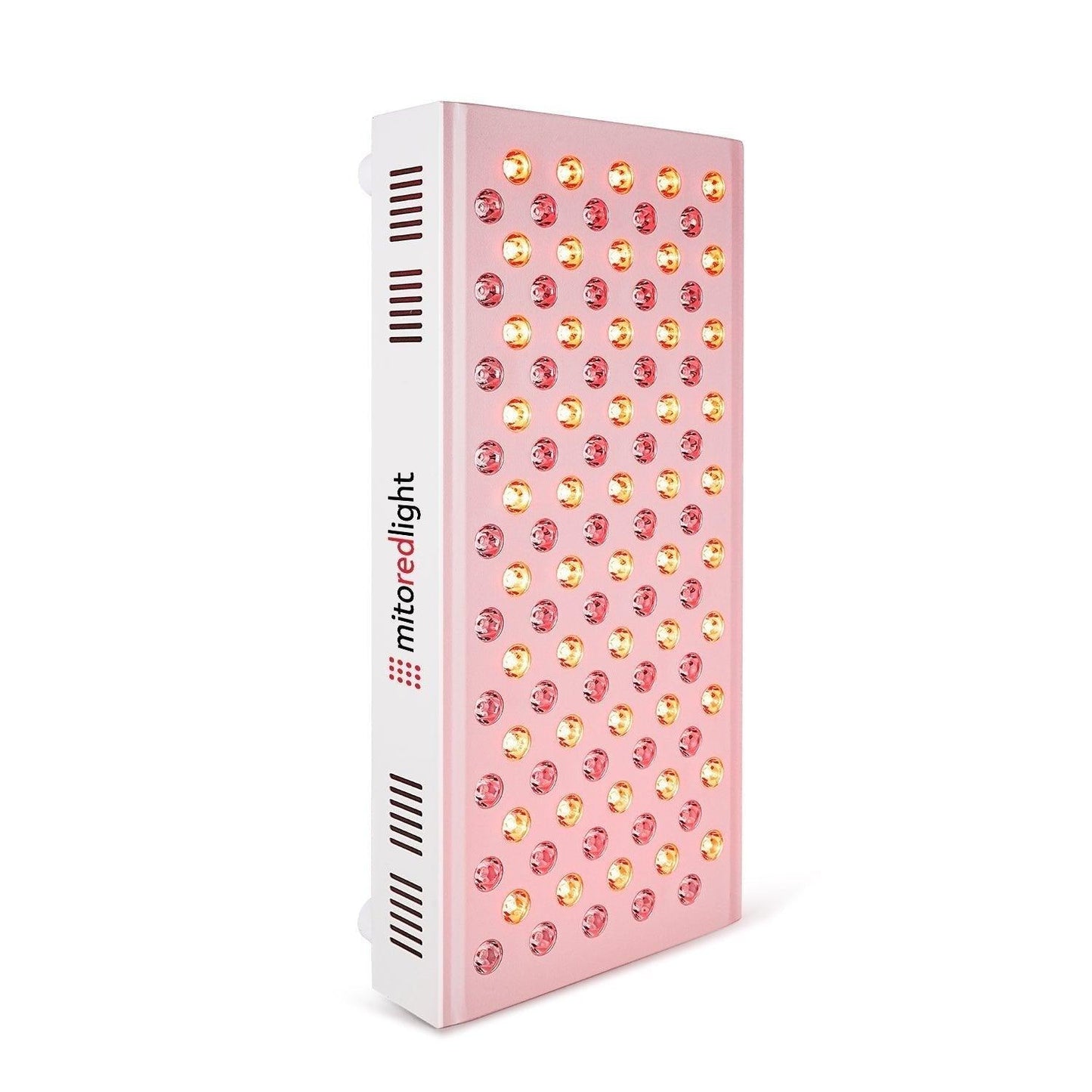 MitoMid Red Light Therapy Panel Right Angle View on white background