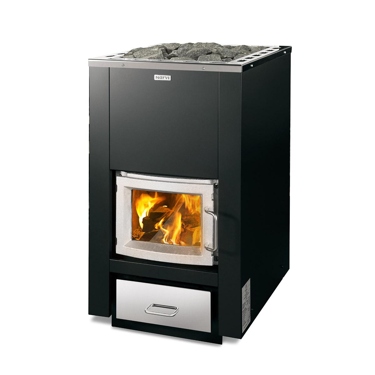 Narvi 30 and 50 Wood Burning Sauna Stoves