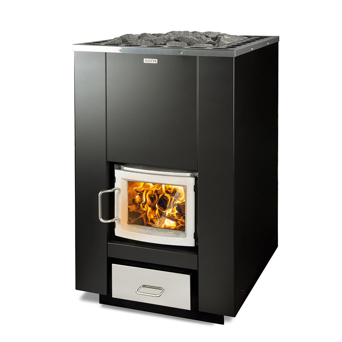 Narvi 30 and 50 Wood Burning Sauna Stoves