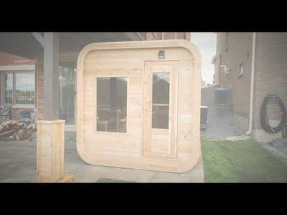 Dundalk Leisurecraft Luna 4-Person Outdoor Sauna
