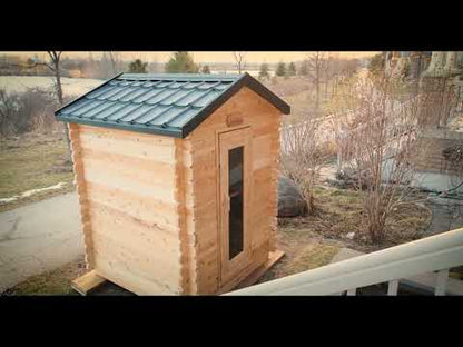 Dundalk Leisurecraft Granby 3-Person Outdoor Cabin Sauna