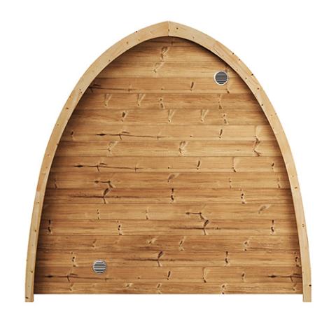 SaunaLife G3 Outdoor Sauna Rear 2