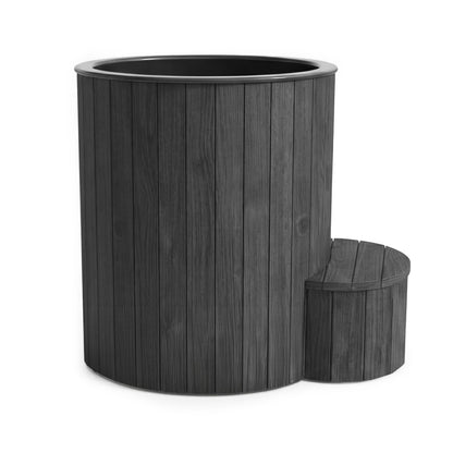 SaunaLife S1 immersion tub, black finish